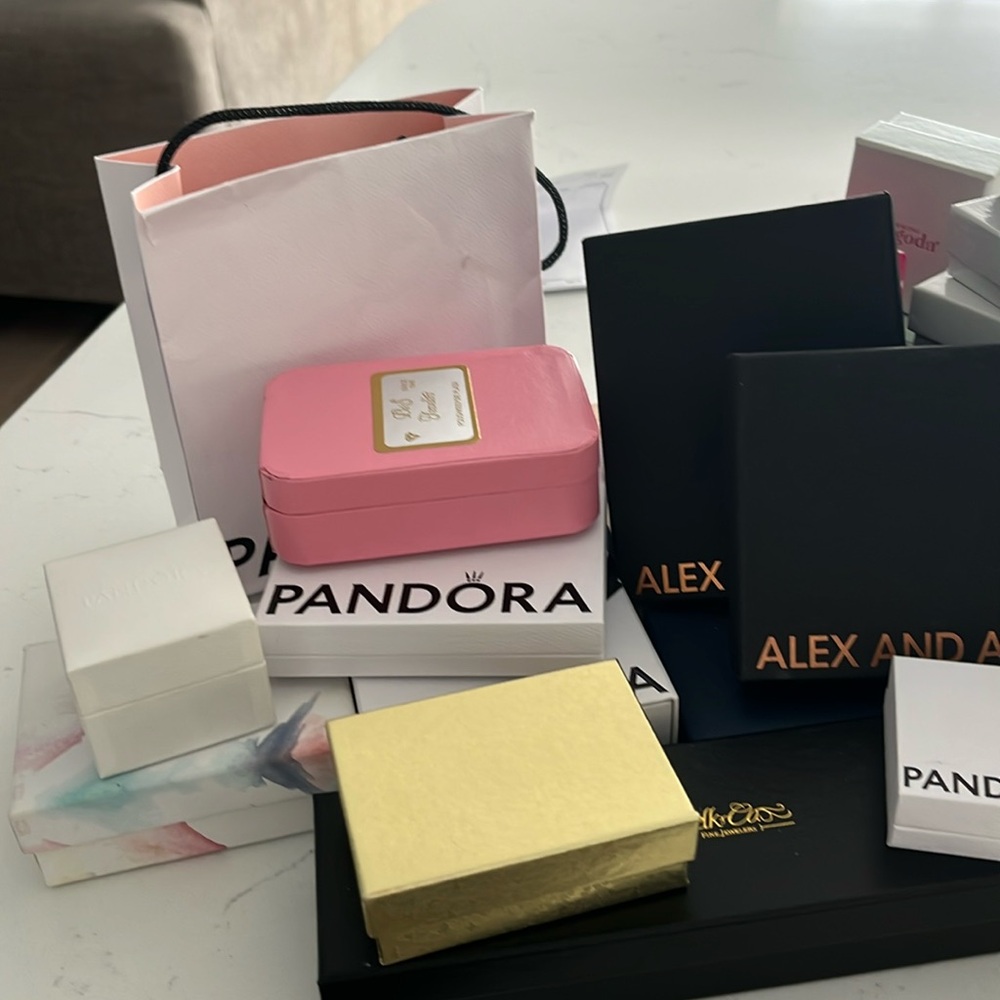 Jewelry boxes and Bags